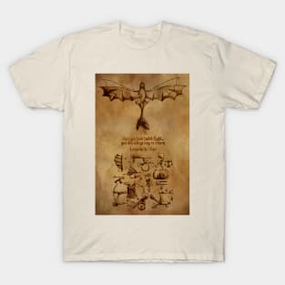 Hiccup's Sketchbook (DaVinci's Dragon) Version 1 T-Shirt